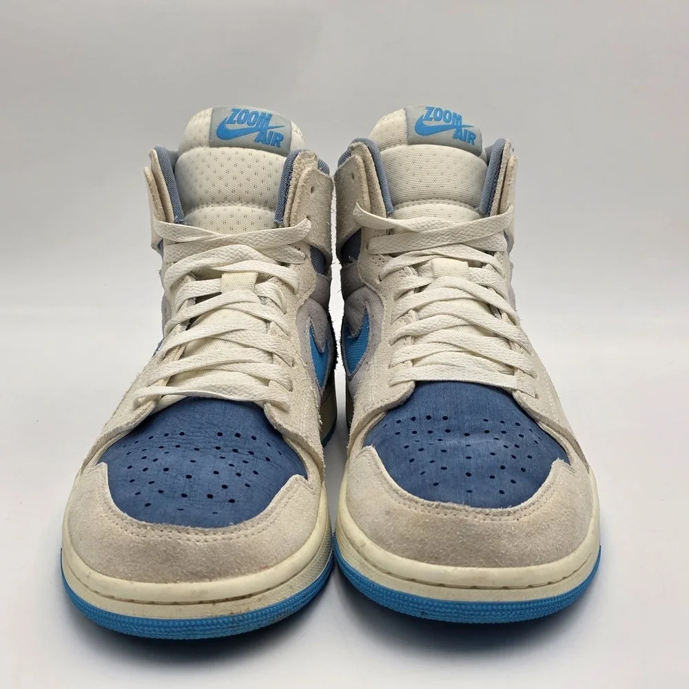 Air Jordan 1 High Zoom Comfort 2 Dark Powder Blue DV1307-104‎ Men's Size 8.5